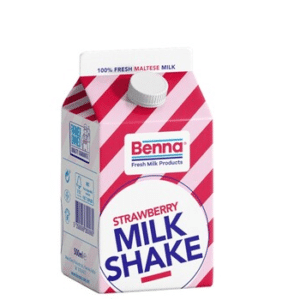MILK - BENNA STRAWBERRY MILKSHAKE 500ML