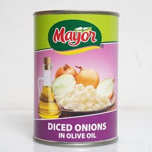 CANNED - MAYOR ONIONS DICED 390GR