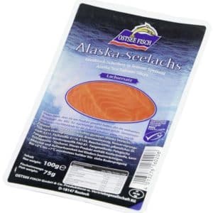 FISH -  ALASKA POLLOCK SLICES PKT 100GR