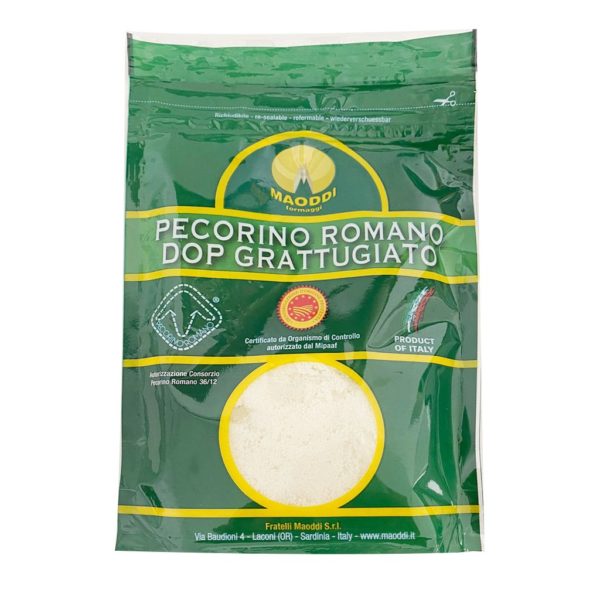 CHEESE MAODDI PECORINO ROMANO DOP GRATTUGIATO Mgarr Farms
