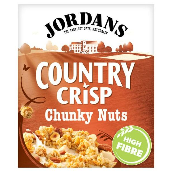 CEREALS - JORDANS COUNTRY CRISP CHUNKY NUTS 500G