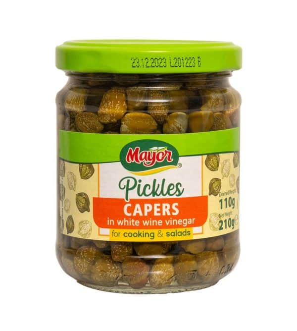 CANNED - MAYOR CAPERS 210GR
