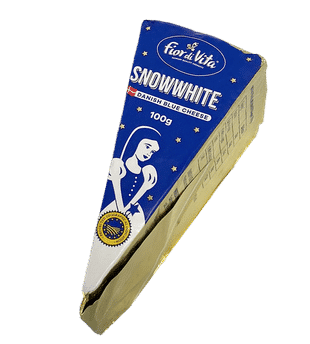 CHEESE - FIOR DI VITA SNOWWHITE DANISH BLUE CHEESE IN FOIL X 100GR