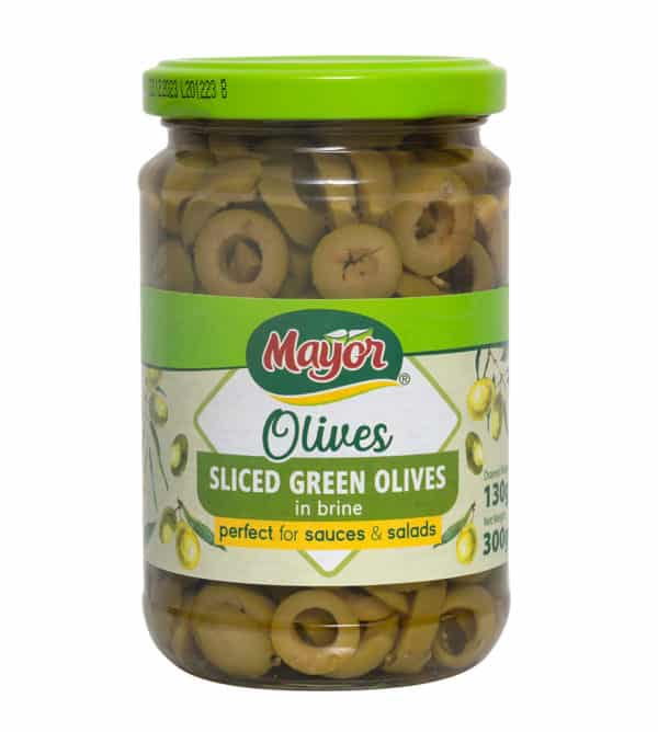 CANNED - MAYOR SLICED OLIVES 300GR
