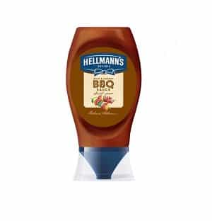 SAUCE - HELLMANS BBQ SAUCE (SQUEEZY) 490ML