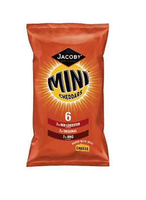 CRACKERS - JACOBS MINI CHEDDARS 6PACK VARIETY