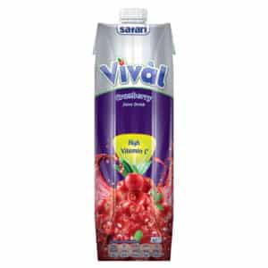 JUICE - VIVAL CRANBERRY 1LTR
