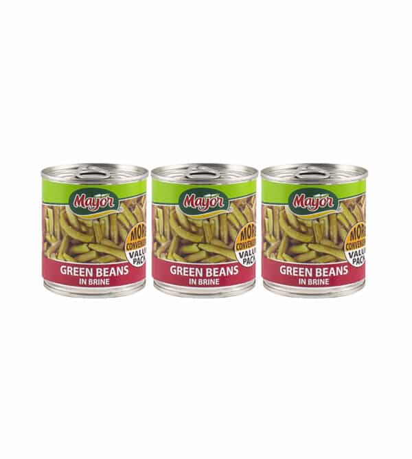 CANNED - MAYOR GREEN BEANS X3 PACK 130G