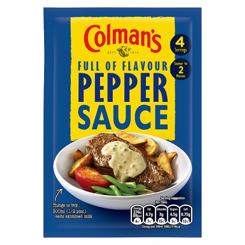 SAUCE - COLMANS PEPPER SAUCE MIX X40GR