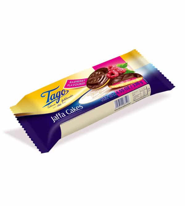 BISCUITS - TAGO JAFFA CAKE RASPBERRY X135GR