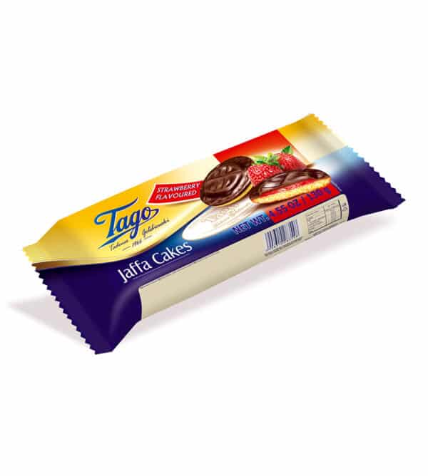 BISCUITS - TAGO JAFFA CAKE STRAWBERRY X135GR