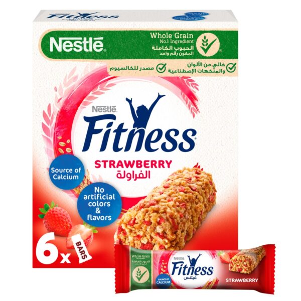 CEREAL BAR - FITNESS STRAWBERRY - PACK OF 6