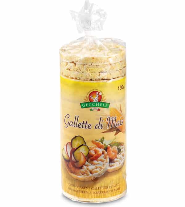 CRACKERS - GECCHELE GALLETTE DI MAIS X130GR