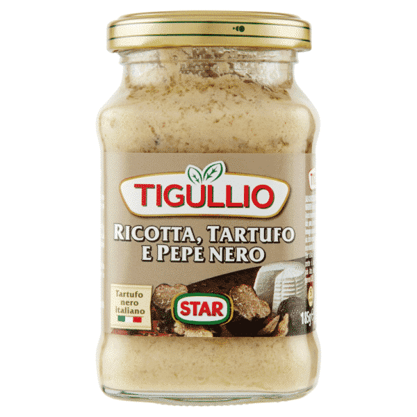 SAUCE - STAR TIGULLIO RICOTTA, TARTUFO E PEPE NERO - 190GR