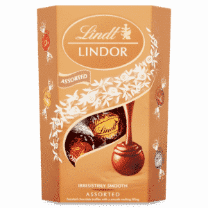 SWEETS & CHOCOLATE - LINDT LINDOR BALLS - ASSORTED (GOLD) *200GR