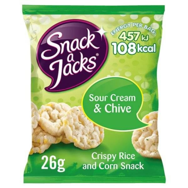 CRACKERS - SNACK A JACKS - SOUR CREAM AND CHIVES 23GR