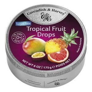 SWEETS - CAVENDISH & HARVEY - SUGAR FREE TROPICAL FRUIT - 200GR