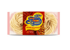 NOODLES - BLUE DRAGON MEDIUM NEST EGG NOODLES 300GR