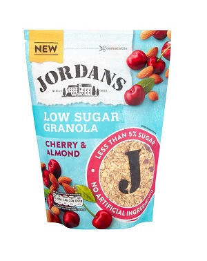 CEREAL - JORDANS GRANOLA LOW SUGAR CHERRY & ALMONDS 500GR