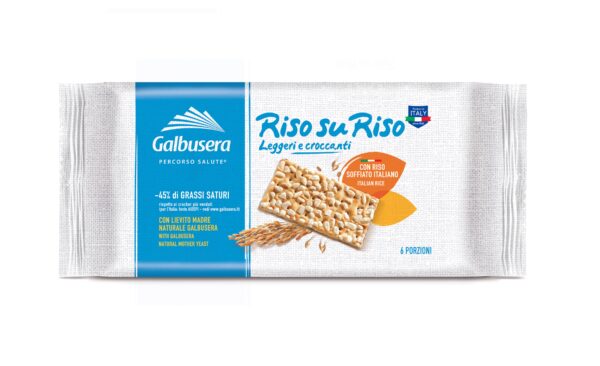 CRACKERS - GALBUSERA RISOSURISO CRACKERS WITH RICE