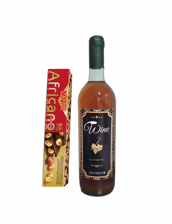 CHOCOLATE - NOVI AFRICANO FONDENTE X200GR & 1 HOME MADE WINE