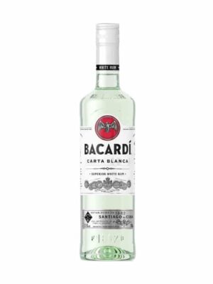 WINES & SPIRITS - BACARDI RUM SUPERIOR 70CL (FREE GLASS INCLUDED)