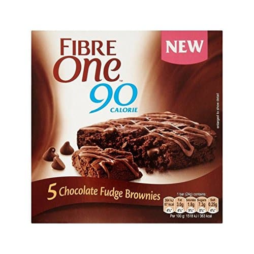 CEREAL BAR - FIBRE ONE CHOC FUDGE  BROWNIES *4