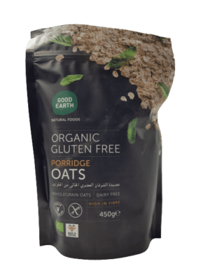 CEREAL - GOOD EARTH GLUTEN FREE PORRIDGE OATS ORGANIC 400GR
