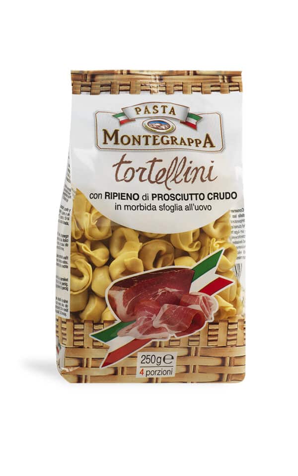 PASTA - MONTE GRAPPA TORTELLINI CON PROSCIUTTO CRUDO 250GR