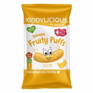 KIDS - KIDDYLICIOUS BANANA MELTY PUFFS +7MONTHS - MULTIPACK