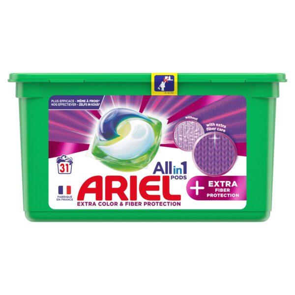 DETERGENT - ARIEL - PODS WITH FIBER PROTECT - 31 WASHES