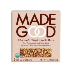 BAR -  MADE GOOD CHOCCHIP GRANOLA BARS 144GR