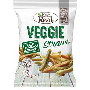 SNACK - EAT REAL VEGGIE STRAWS - SEA  SALT 110GR