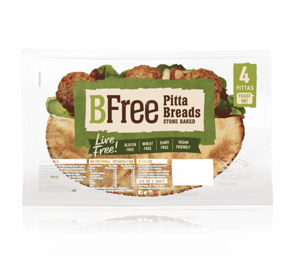 BREAD - BFREE PITTA BREAD STONE BAKED *4