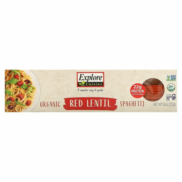 PASTA - EXPLORE RED LENTIL SPAGHETTI 250GR