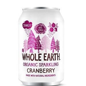 DRINKS - WHOLE EARTH ORGANIC SPARKLING CRANBERRY *330ML