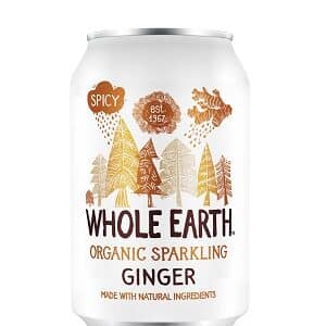 DRINKS - WHOLE EARTH ORGANIC SPARKLING GINGER *330ML