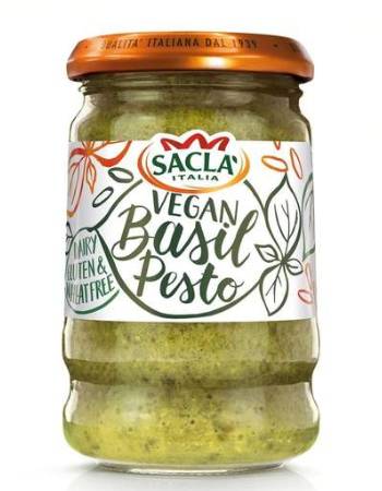 SAUCE - SACLA VEGAN PESTO BASIL *190GR