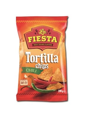 SNACK - LA FIESTA TORTILLA CHIPS CHILI *200GR