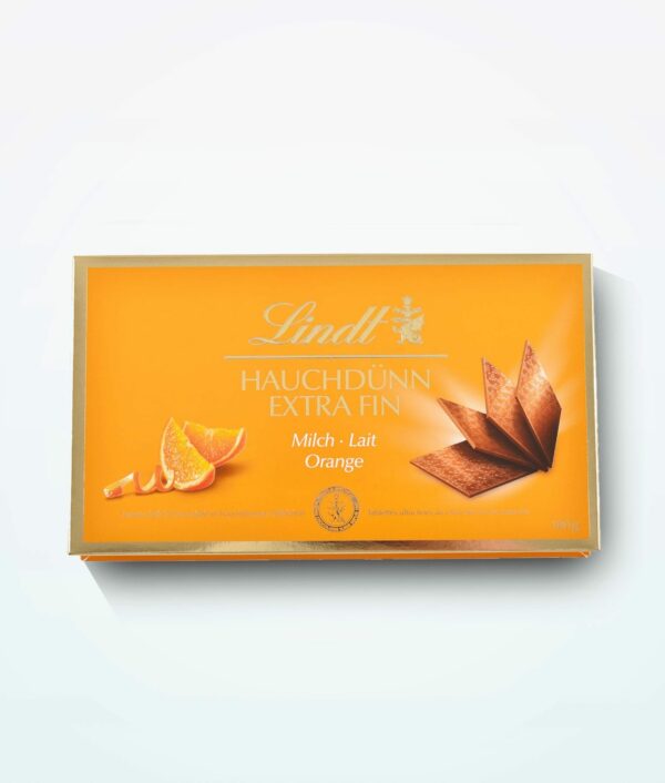CHOCOLATE - LINDT ORANGE THINS *125GR