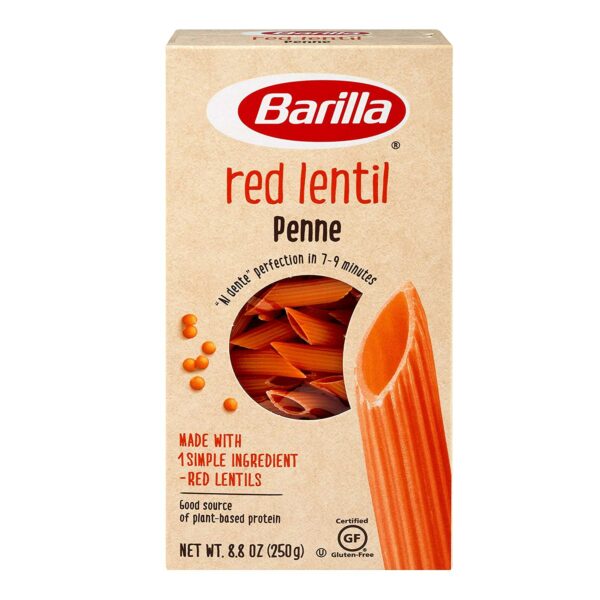 PASTA - BARILLA LEGUME PASTA PENNE RED LENTIL *250GR