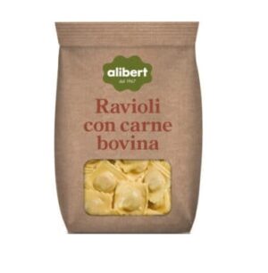 PASTA - ALIBERT RAVIOLI CON CARNE (MEAT) *250GR