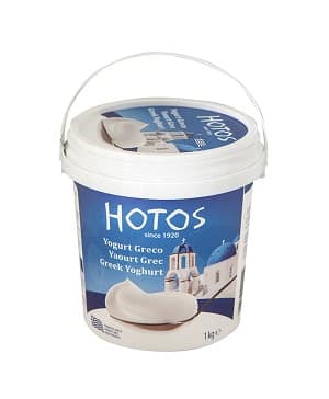 YOGURT - HOTOS GREEK 0% - 1KG TUB (WHITE CUP)
