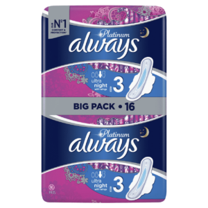 PERSONAL CARE & HYGIENE - ALWAYS PLATINUM NIGHT *16