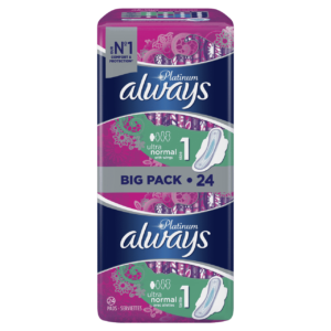 PERSONAL CARE & HYGIENE -  ALWAYS PLATINUM ULTRA NORMAL  *24