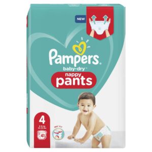 NAPPIES - PAMPERS PANTS - NO 4
