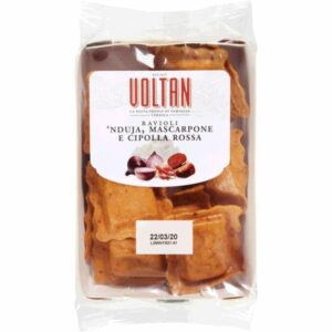 PASTA CHILLED - VOLTAN RAVIOLI NDUJA, MASCARPONE E CIPOLLA 250GR
