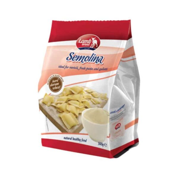 FLOUR - LAMB BRAND SEMOLINA *500GR