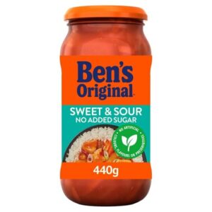 SAUCE - BEN'S ORIGINAL SWEET & SOUR NO ADDED SUGAR *450GR
