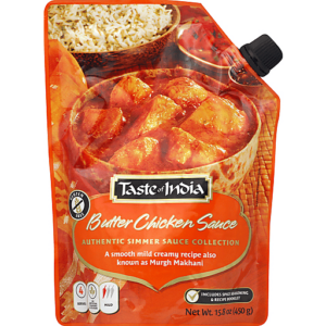 SAUCE - TASTE OF INDIA - BUTTER CHICKEN *425GR